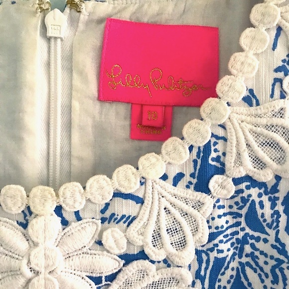 Lilly Pulitzer fox print dress - excellent condition! Size 10 - Picture 3 of 11